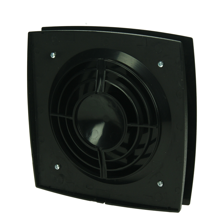 Renson 1069260 - cache ventilateur mécanique (9x12-dia 125) 92b (noir) | 2 pièces