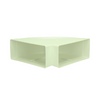 Renson 1069272 - Moustiquaire de raccordement d'angle en PVC. 90° 7016 (220x90) (blanc) | 3 pièces