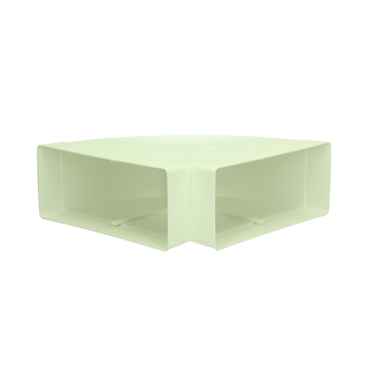 Renson 1069272 - Moustiquaire de raccordement d'angle en PVC. 90° 7016 (220x90) (blanc) | 3 pièces