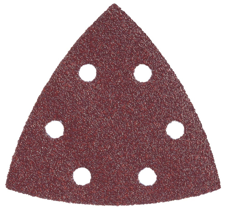 Accessoires Metabo feuilles abrasives triangulaires collées - p80 perforées. | 5 pièces | 624942000 624942000
