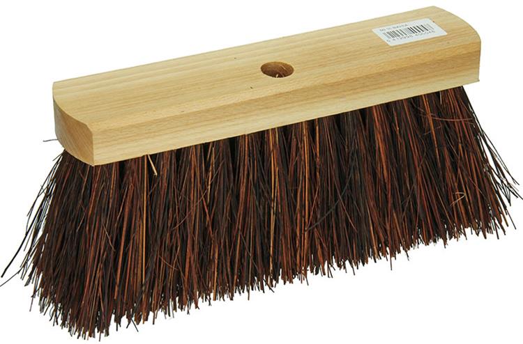 1009161 - balayeuse 50% bahia bois rond laqué 30cm | 2 pièces