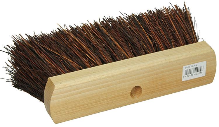1009161 - balayeuse 50% bahia bois rond laqué 30cm | 2 pièces
