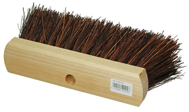 1009161 - balayeuse 50% bahia bois rond laqué 30cm | 2 pièces