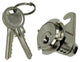 Mack 1015857 - 1 serrure pour armoire aux lettres nickelée 20mm | 5 pièces