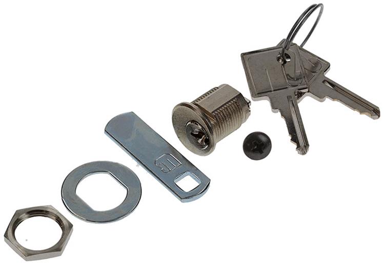 Mack 1015829 - serrure pour armoire aux lettres 16 mm | 5 pièces