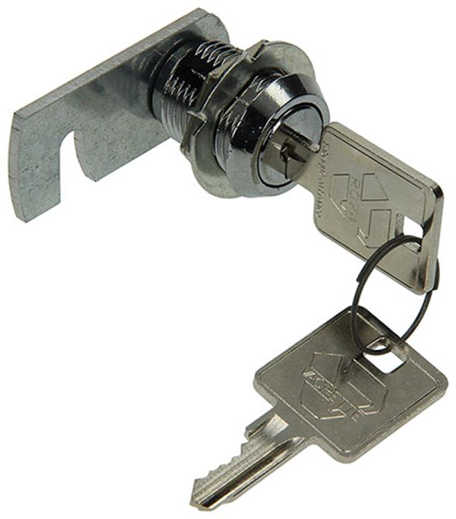 Mack 1013583 - Serrure pour armoire à 1 lettres chromée 22mm | 5 pièces