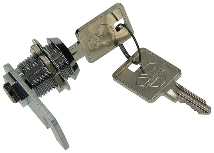 Mack 1013583 - Serrure pour armoire à 1 lettres chromée 22mm | 5 pièces