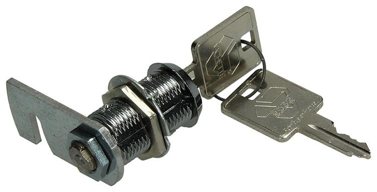Mack 1013584 - 1 serrure d'armoire aux lettres chromée 32mm | 5 pièces