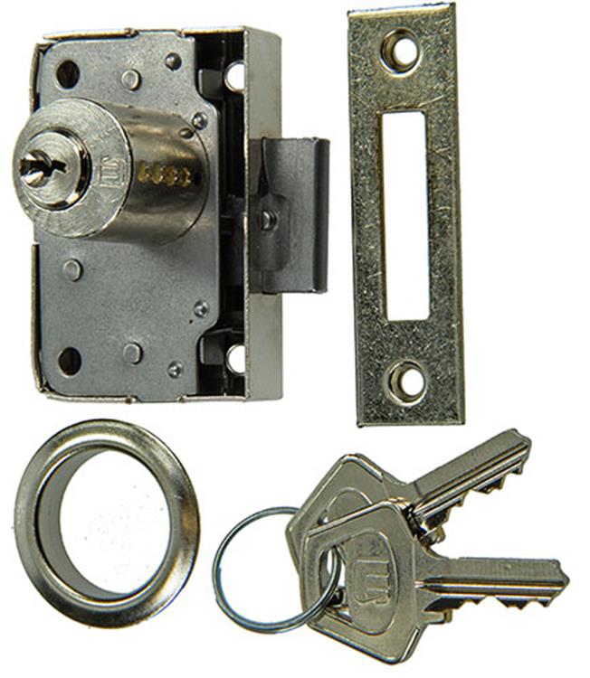 Mack 1015831 - 1 meuble cylindre support l.l. nickelé 20 mm | 5 pièces