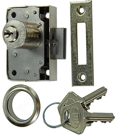 Mack 1015831 - 1 meuble cylindre support l.l. nickelé 20 mm | 5 pièces
