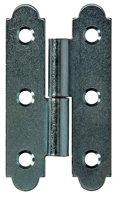 Mack 1013257 - 2 charnières espagnoles gauche galvanisées h 80 x l 45mm | 5 pièces
