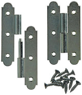 Mack 1013259 - 2 charnières espagnoles droite galvanisées h 90 x l 50 mm | 5 pièces - afbeelding 2
