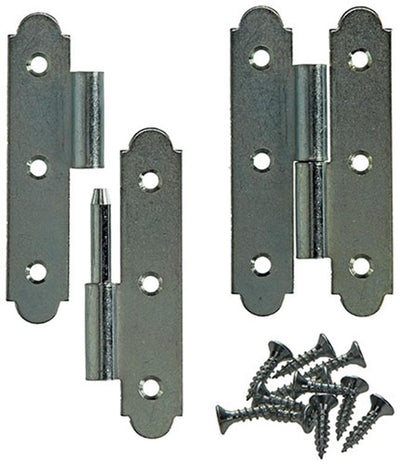 Mack 1013259 - 2 charnières espagnoles droite galvanisées h 90 x l 50 mm | 5 pièces