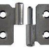 Mack 1013467 - 2 charnières de meuble droite nickelées h 30 x l 40 mm | 5 pièces