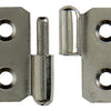 Mack 1013349 - 2 charnières de meuble gauche nickelées h 30 x l 40 mm | 5 pièces