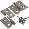 Mack 1013349 - 2 charnières de meuble gauche nickelées h 30 x l 40 mm | 5 pièces