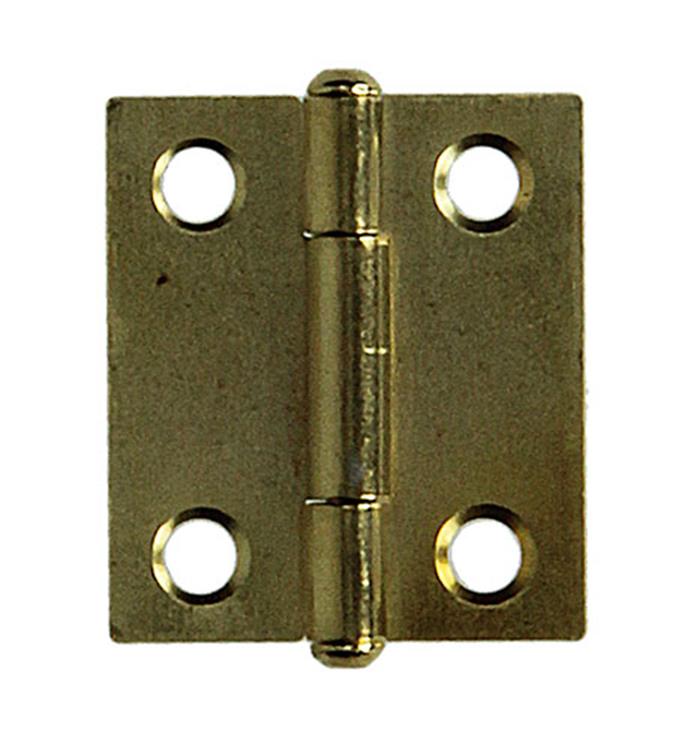 Mack 1013502 - 2 charnières étroites laiton h 25 x l 18 mm | 5 pièces