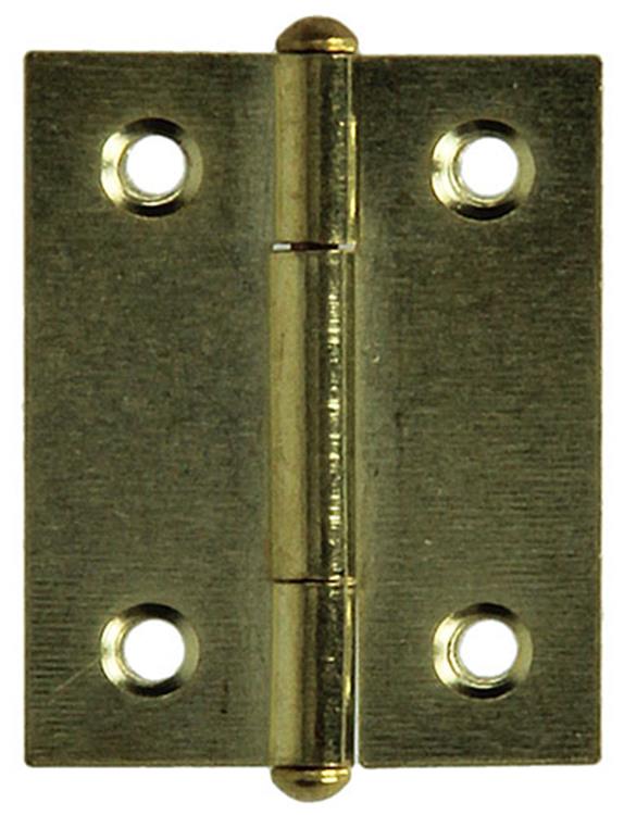 Mack 1013503 - 2 charnières étroites laiton h 40 x l 32 mm | 5 pièces
