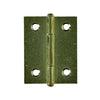 Mack 1013503 - 2 charnières étroites laiton h 40 x l 32 mm | 5 pièces