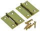 Mack 1013503 - 2 charnières étroites laiton h 40 x l 32 mm | 5 pièces