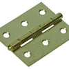 Mack 1013338 - 2 charnières étroites laiton h 50 x l 30 mm | 5 pièces