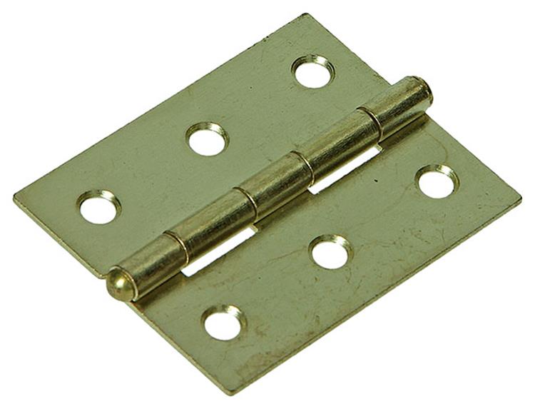 Mack 1013338 - 2 charnières étroites laiton h 50 x l 30 mm | 5 pièces