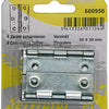 Mack 1013250 - 4 charnières lourdes galvanisées h 50 x l 38 mm | 5 pièces
