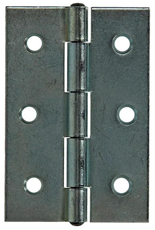Mack 1013252 - 4 charnières robustes galvanisées h 75 x l 50 mm | 5 pièces