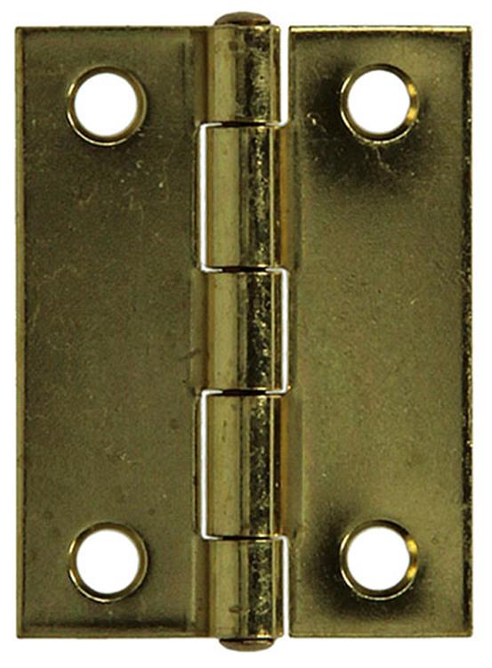 Mack 1013485 - 2 charnières laitonnées h 50 x l 38 mm | 5 pièces