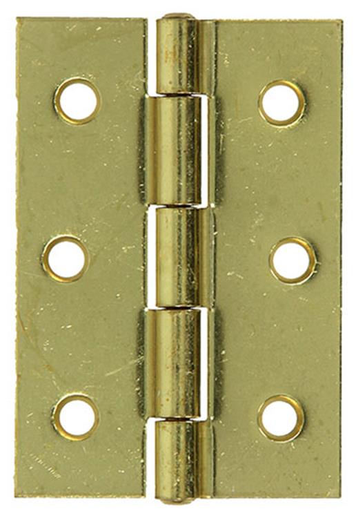 Mack 1013571 - 2 charnières lourdes. laitonné h 75 x l 50 mm | 5 pièces