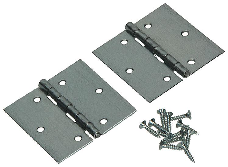 Mack 1013501 - 2 charnières carrées galvanisées h 60 x l 60mm | 5 pièces