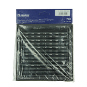 Renson 1069263 - grille orientable en saillie PVC 732 (187x187) str 9005 (noir) | 2 pièces - afbeelding 5