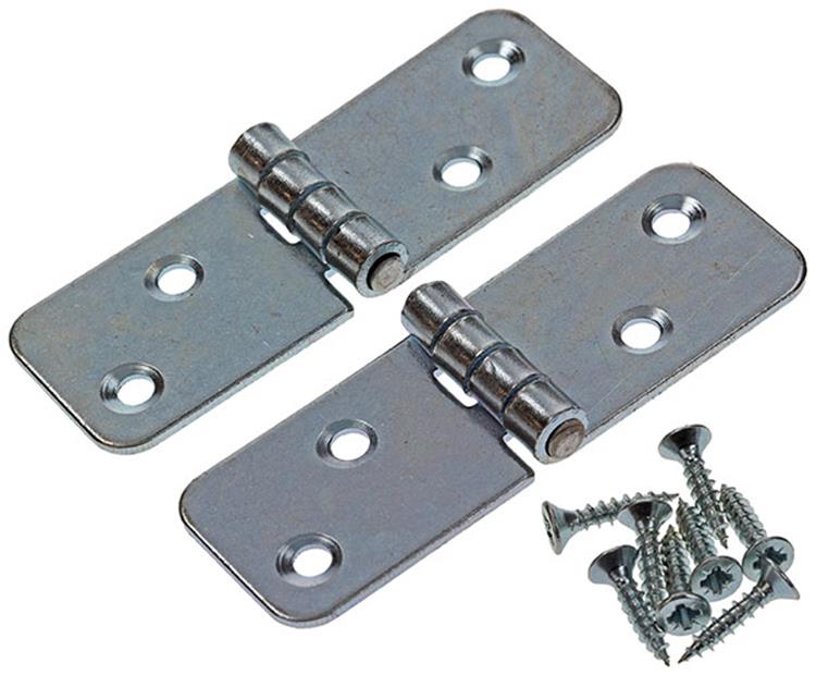 Mack 1013480 - 2 charnières à ruban galvanisé h 20 x l 60 mm | 5 pièces