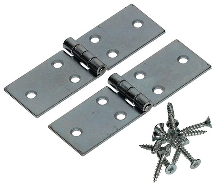 Mack 1013481 - 2 charnières à ruban galvanisé h 25 x l 80 mm | 5 pièces
