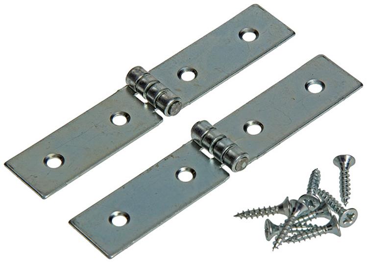 Mack 1013483 - 2 charnières à ruban galvanisé h 22 x l 120 mm | 5 pièces