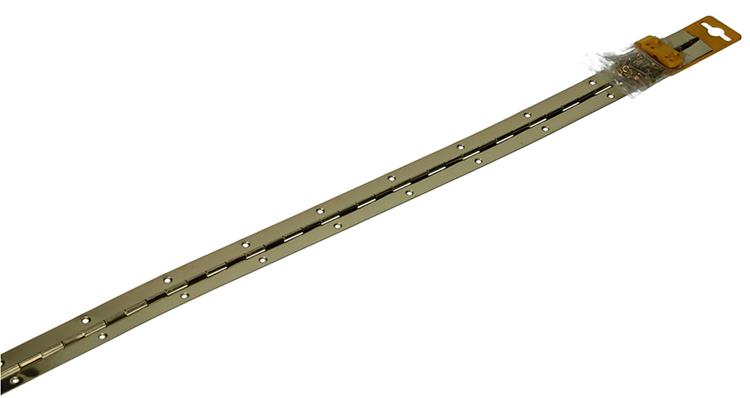 1013336 - 1 charnière piano laitonnée l=198cm | 10 pièces