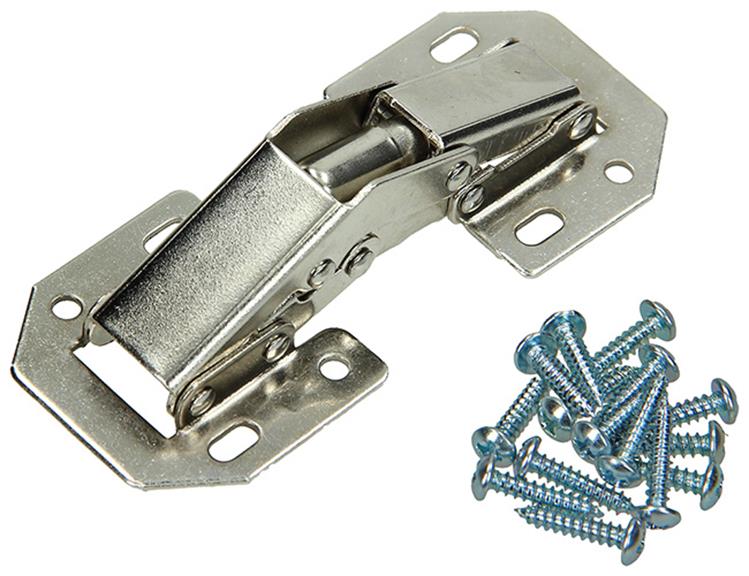 Mack 1013624 - 2 charnières à ressort nickelées easy-line | 5 pièces