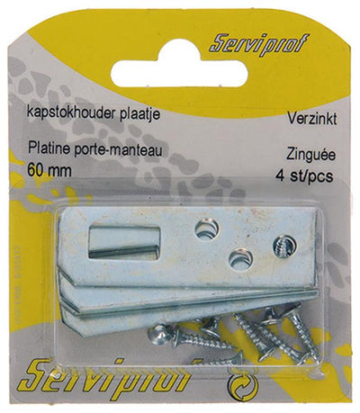 Mack 1013284 - 4 œillets de crémaillère galvanisés 60 mm | 5 pièces