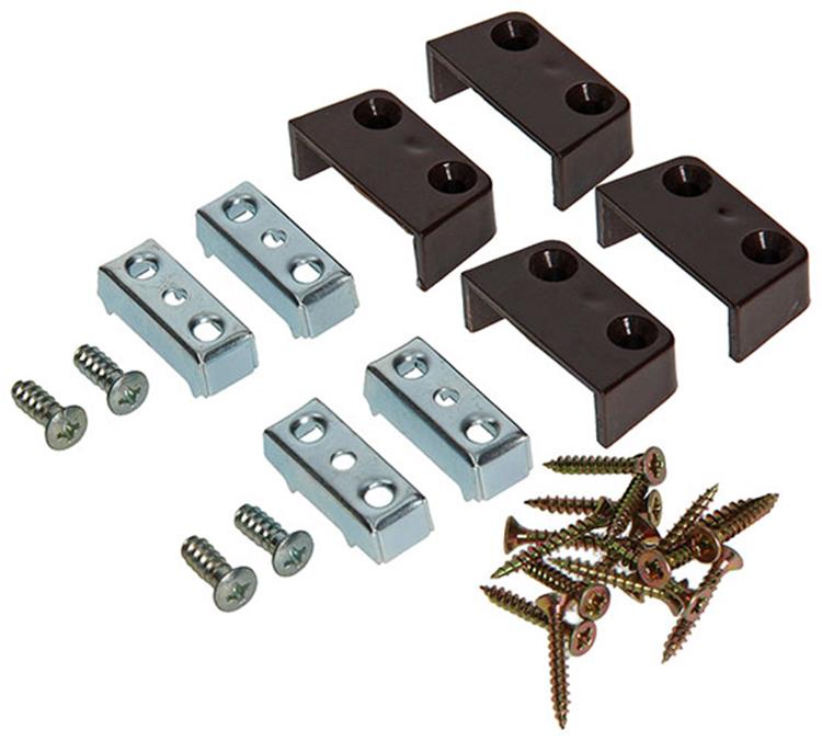 Mack 1013470 - Connecteurs 4 panneaux trapèze marron | 5 pièces