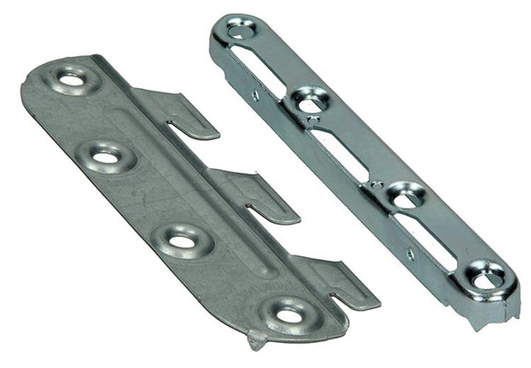 Mack 1013463 - lot de 4 crochets pour berceau vierges 135 mm | 5 pièces