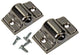 Mack 1015865 - 2 fermoirs à ressort nickelés | 5 pièces