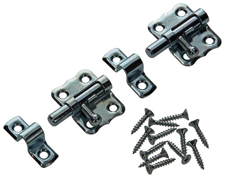 Mack 1013474 - 2 loquets américains galvanisés a 25 - b 10 mm | 5 pièces