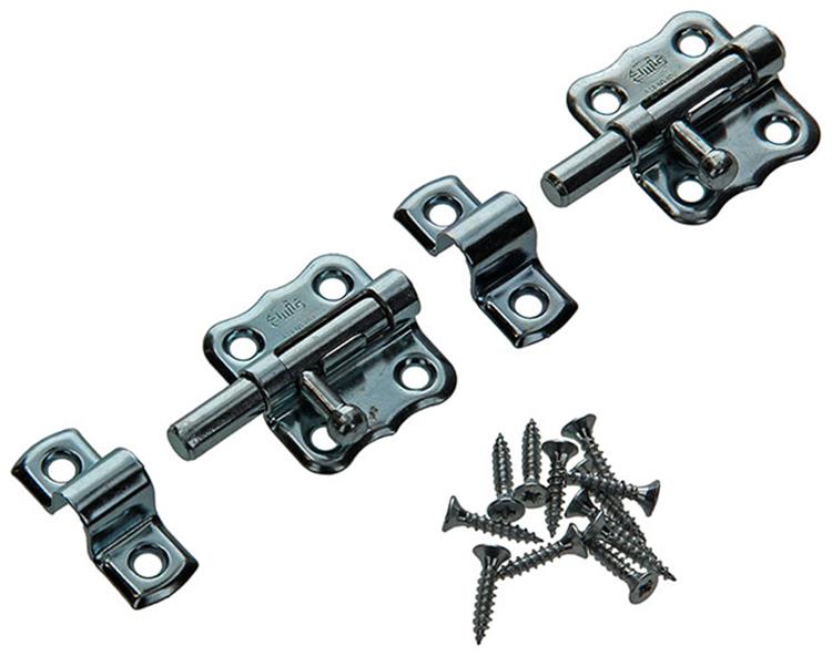 Mack 1013475 - 2 loquets américains galvanisés a 30 - b 15 mm | 5 pièces