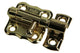 Mack 1015934 - 1 Loquet américain en laiton plaqué a 30 - b 15 mm | 5 pièces
