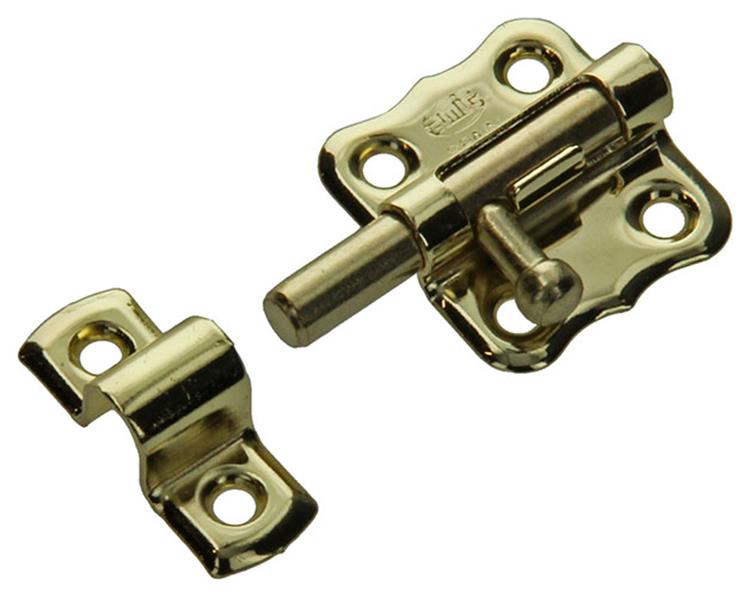 Mack 1015934 - 1 Loquet américain en laiton plaqué a 30 - b 15 mm | 5 pièces