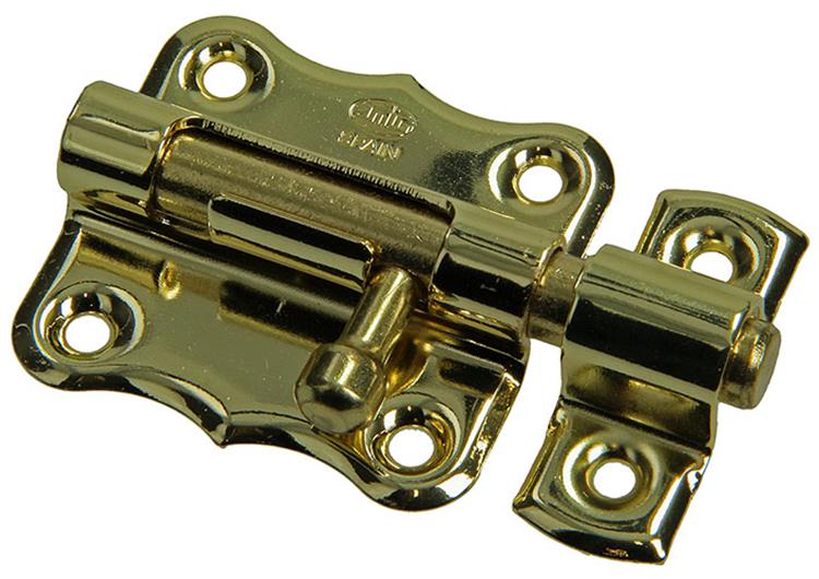Mack 1015936 - 1 boulon américain en laiton plaqué a 50 - 22 mm | 5 pièces