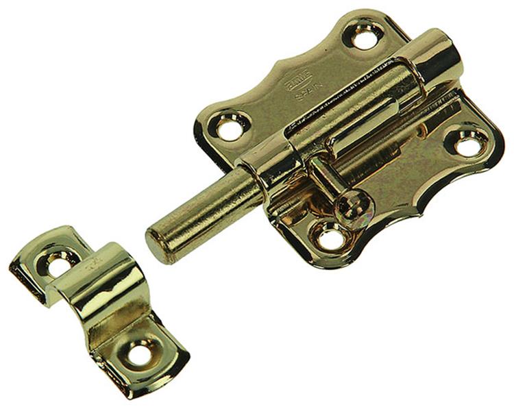 Mack 1015936 - 1 boulon américain en laiton plaqué a 50 - 22 mm | 5 pièces