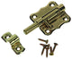 Mack 1015936 - 1 boulon américain en laiton plaqué a 50 - 22 mm | 5 pièces