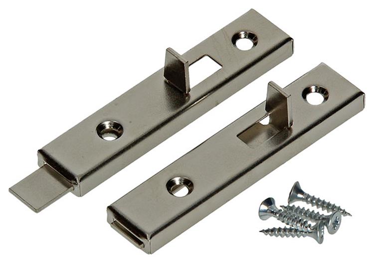 Mack 1013561 - 2 tiroirs de meuble nickelés a 70 - b 11,5 mm | 10 pièces
