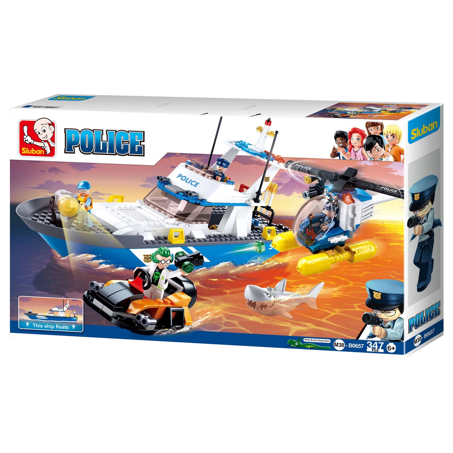 Bateau de police Sluban